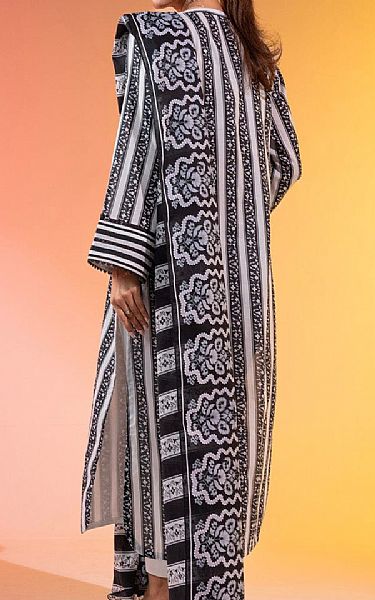 Alkaram Black Off White Lawn Suit Pcs Pakistani Lawn Dress In Usa