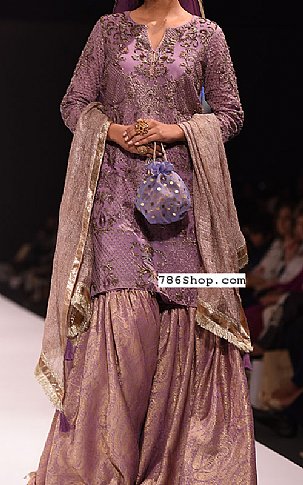 pakistani purple dresses