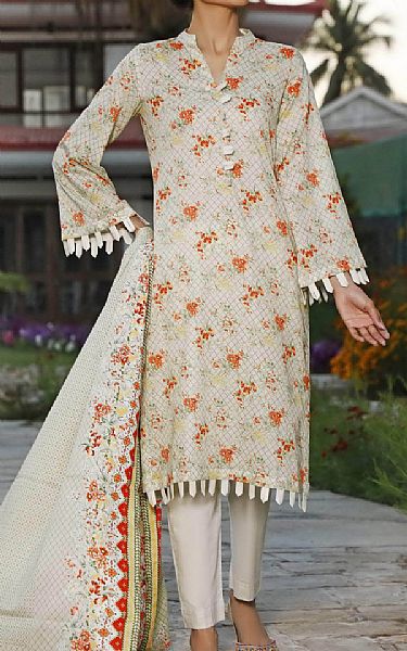 White lawn dress outlet design