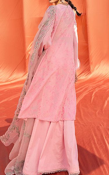 Cross Stitch Baby Pink Jacquard Suit | Pakistani Lawn Suits- Image 2