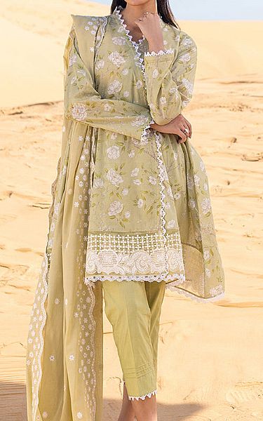 Cross Stitch Pistachio Lawn Suit | Pakistani Lawn Suits- Image 1