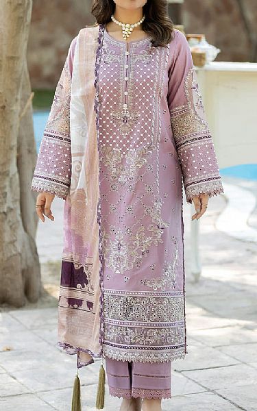 Imrozia Rose Pink Lawn Suit | Pakistani Lawn Suits- Image 1
