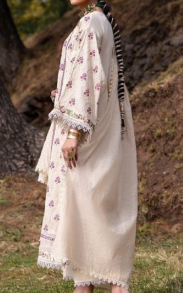 Ittehad Ivory Lawn Suit | Pakistani Lawn Suits- Image 2