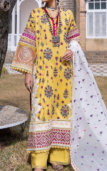 Ittehad Sand Lawn Suit | Pakistani Lawn Suits- Image 1