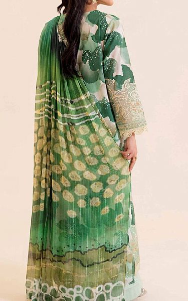 Nishat Green/Ivory Lawn Suit (2 pcs) | Pakistani Lawn Suits- Image 2