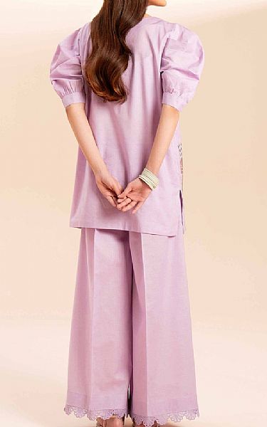 Nishat Lilac Cambric Suit (2 pcs) | Pakistani Lawn Suits- Image 2