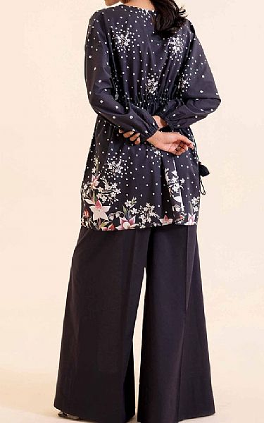 Nishat Black Cambric Suit (2 pcs) | Pakistani Lawn Suits- Image 2