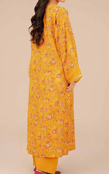 Nishat Mustard Lawn Suit (2 pcs) | Pakistani Lawn Suits- Image 2
