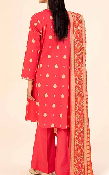 Nishat Radical Red Lawn Suit | Pakistani Lawn Suits- Image 2
