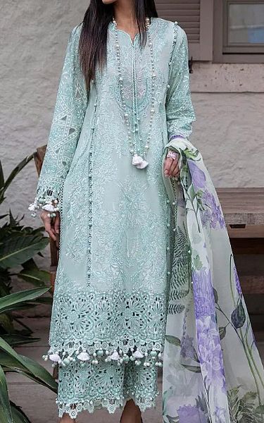 sky blue lawn dress