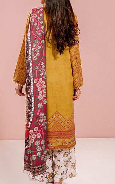 So Kamal Olive Khaddar Suit | Pakistani Winter Dresses in USA- Image 2