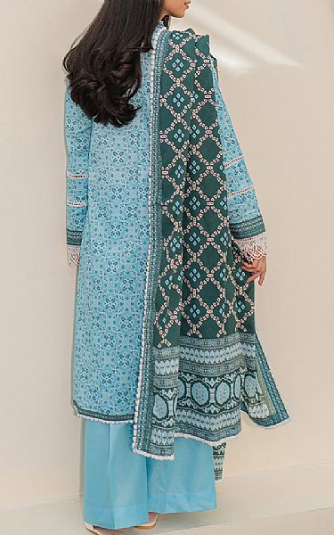 Zellbury Baby Blue Lawn Suit | Pakistani Lawn Suits- Image 2