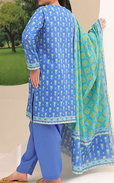 Zellbury Blue Lawn Suit | Pakistani Lawn Suits- Image 2