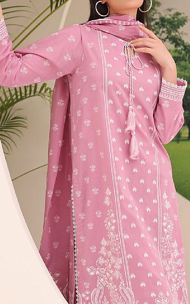 Zellbury Tea Pink Lawn Suit | Pakistani Lawn Suits- Image 2