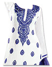 White/Blue Georgette Suit- Pakistani Casual Clothes