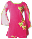 Magenta Chiffon Trouser Suit- Pakistani Casual Dress