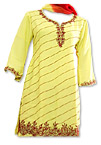 Cream/Maroon Georgette Suit- Pakistani Casual Dress