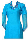 Turquoise Chiffon Suit - Indian Dress
