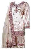 Peach Satin Silk Gharara- Pakistani Bridal Dress