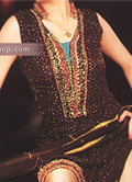 Dark Brown/Golden Chiffon Suit- Pakistani Formal Designer Dress
