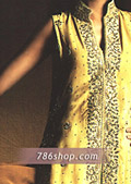 Yellow Silk Suit- Pakistani Formal Designer Dress