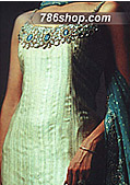 Light Green Silk Suit- Pakistani Formal Designer Dress