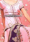 Pink Chiffon Lehnga Suit- Pakistani Party Wear Dress