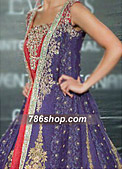 Blueberry Jamawar Zari Suit  - Pakistani Formal Designer Dress