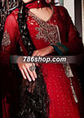Red Chiffon Suit 