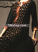Black Chiffon Jamawar Suit- Pakistani Formal Designer Dress