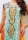 Multicolor Jamawar Chiffon Suit- Pakistani Formal Designer Dress