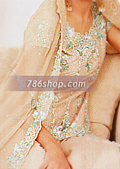 Skin Chiffon Lehnga- Pakistani Bridal Dress
