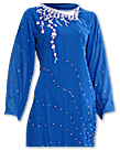 Royal Blue Georgette Trouser Suit- Indian Semi Party Dress