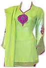 Parrot Green/Magenta Chiffon Suit- Indian Dress