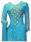 Light Blue/Green Chiffon Suit- Indian Semi Party Dress