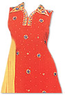 Orange/Yellow Chiffon Suit- Indian Dress