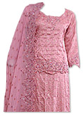 Tea Pink Jamawar Silk Lehnga- Pakistani Bridal Dress