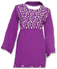 Purple Georgette Trouser Suit- Pakistani Casual Dress