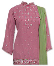 Tea Pink/Green Georgette Suit- Indian Semi Party Dress