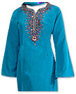 Turquoise/Purple Georgette Suit- Indian Dress