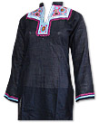 Black Cotton Khaddar Suit- Pakistani Casual Clothes