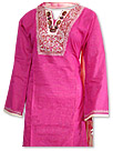 Hot Pink/Skin Cotton Khaddar Suit- Pakistani Casual Dress