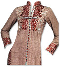Brown Khaddar Suit - Indian Semi Party Dress