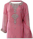 Pink Crinkle Chiffon Suit