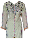 Light Green Chiffon Jamawar Suit- Indian Semi Party Dress