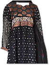 Black Chiffon Jamawar Suit - Indian Semi Party Dress