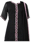 Black Chiffon Suit  - Indian Semi Party Dress