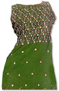 Green Georgette Trouser Suit- Pakistani Casual Clothes