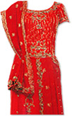 Red Silk Lehnga - Pakistani Wedding Dress