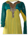 Yellow/Teal Georgette Suit- Indian Dress